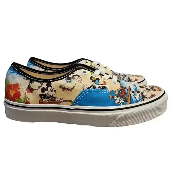 Vans X Disney Mickey Mouse Authentic Sneakers Limited Edition 7 - Picture 2 of 16